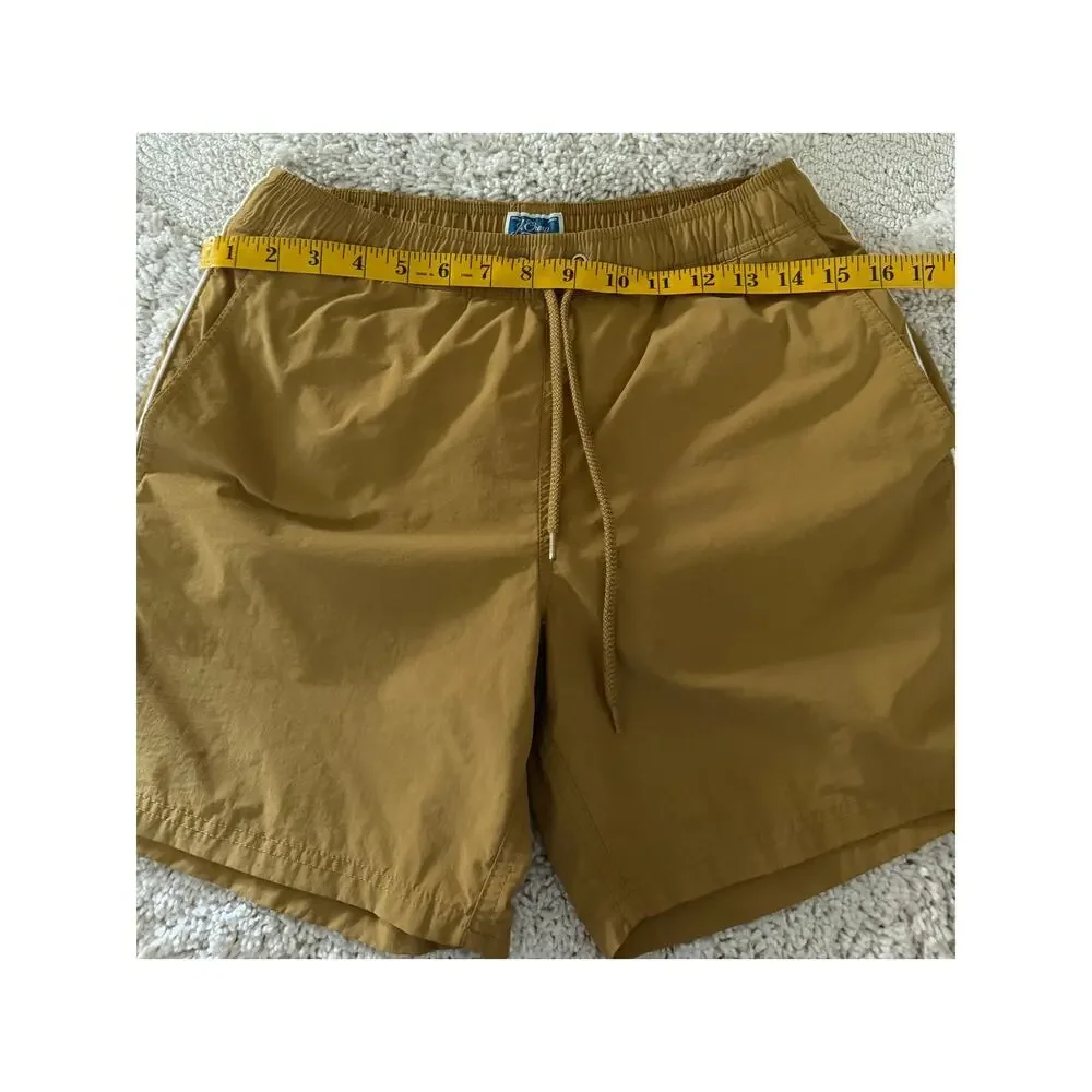 J. Crew men's swim trunks mustard gold size small